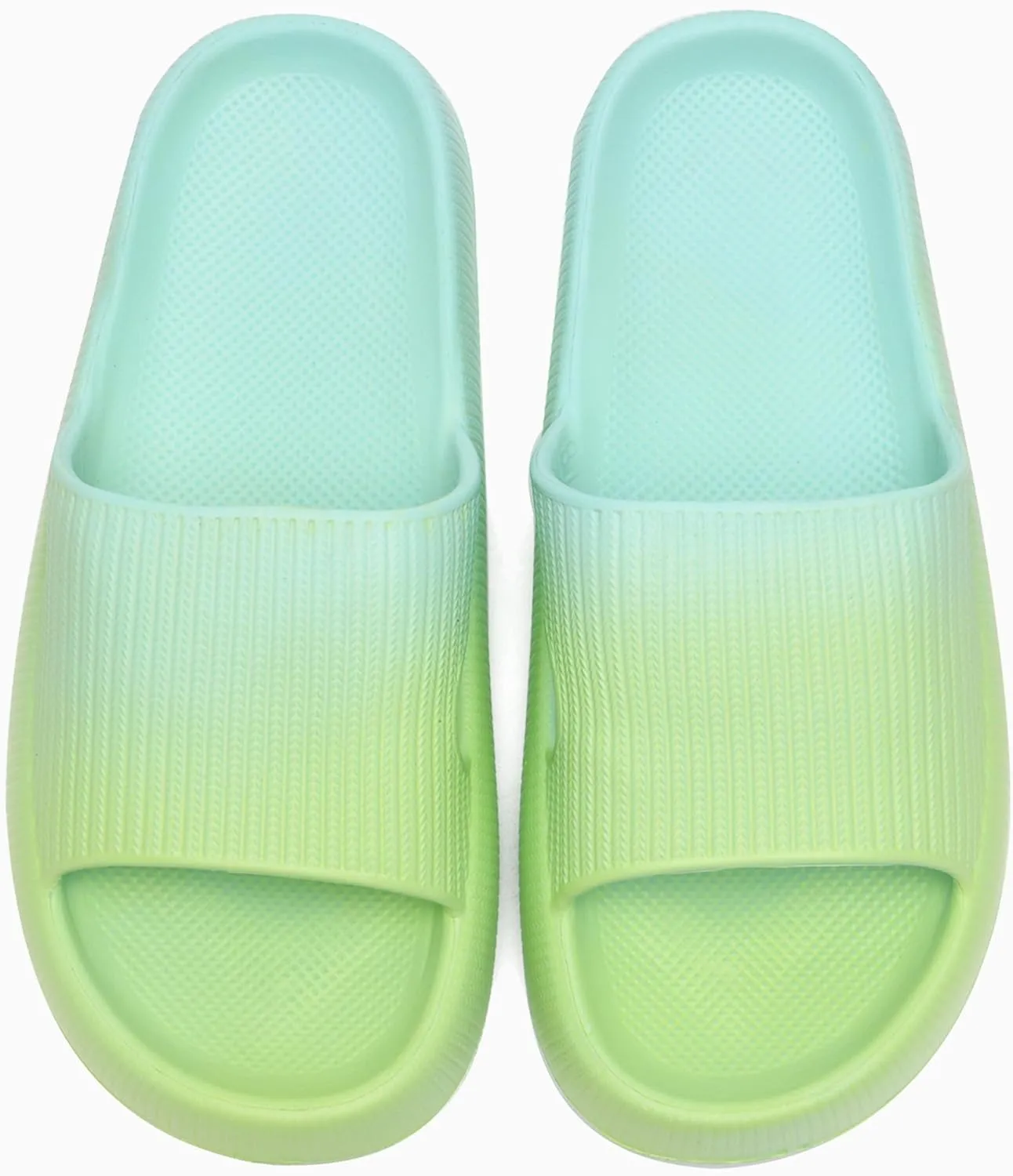 rosyclo Cloud Slippers for Women and Men, Pillow House Slippers Shower Shoes Indoor Slides Bathroom Sandals, Ultimate Comfort, Lightweight, Thick Sole, Non-Slip, Easy to Clean