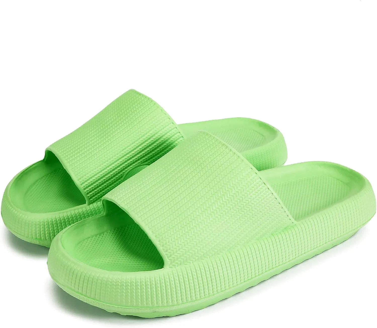 rosyclo Cloud Slippers for Women and Men, Pillow House Slippers Shower Shoes Indoor Slides Bathroom Sandals, Ultimate Comfort, Lightweight, Thick Sole, Non-Slip, Easy to Clean