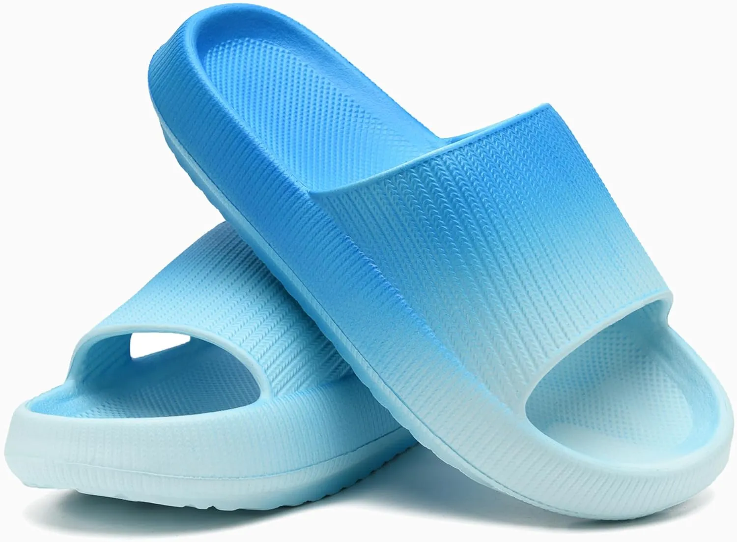 rosyclo Cloud Slippers for Women and Men, Pillow House Slippers Shower Shoes Indoor Slides Bathroom Sandals, Ultimate Comfort, Lightweight, Thick Sole, Non-Slip, Easy to Clean