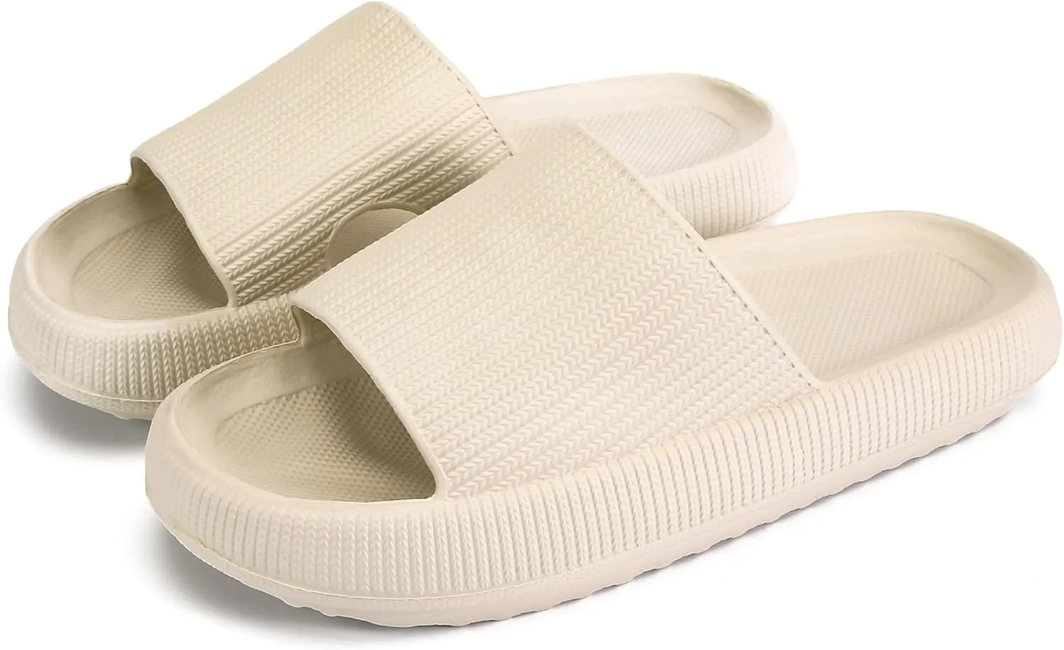 rosyclo Cloud Slippers for Women and Men, Pillow House Slippers Shower Shoes Indoor Slides Bathroom Sandals, Ultimate Comfort, Lightweight, Thick Sole, Non-Slip, Easy to Clean