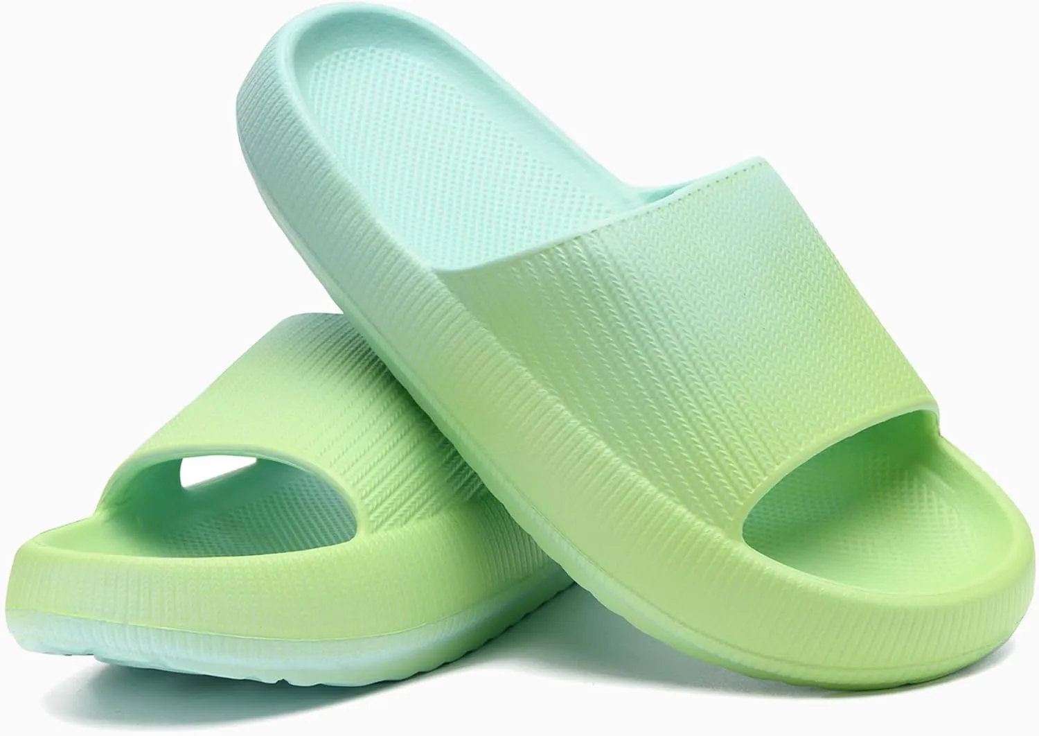 rosyclo Cloud Slippers for Women and Men, Pillow House Slippers Shower Shoes Indoor Slides Bathroom Sandals, Ultimate Comfort, Lightweight, Thick Sole, Non-Slip, Easy to Clean