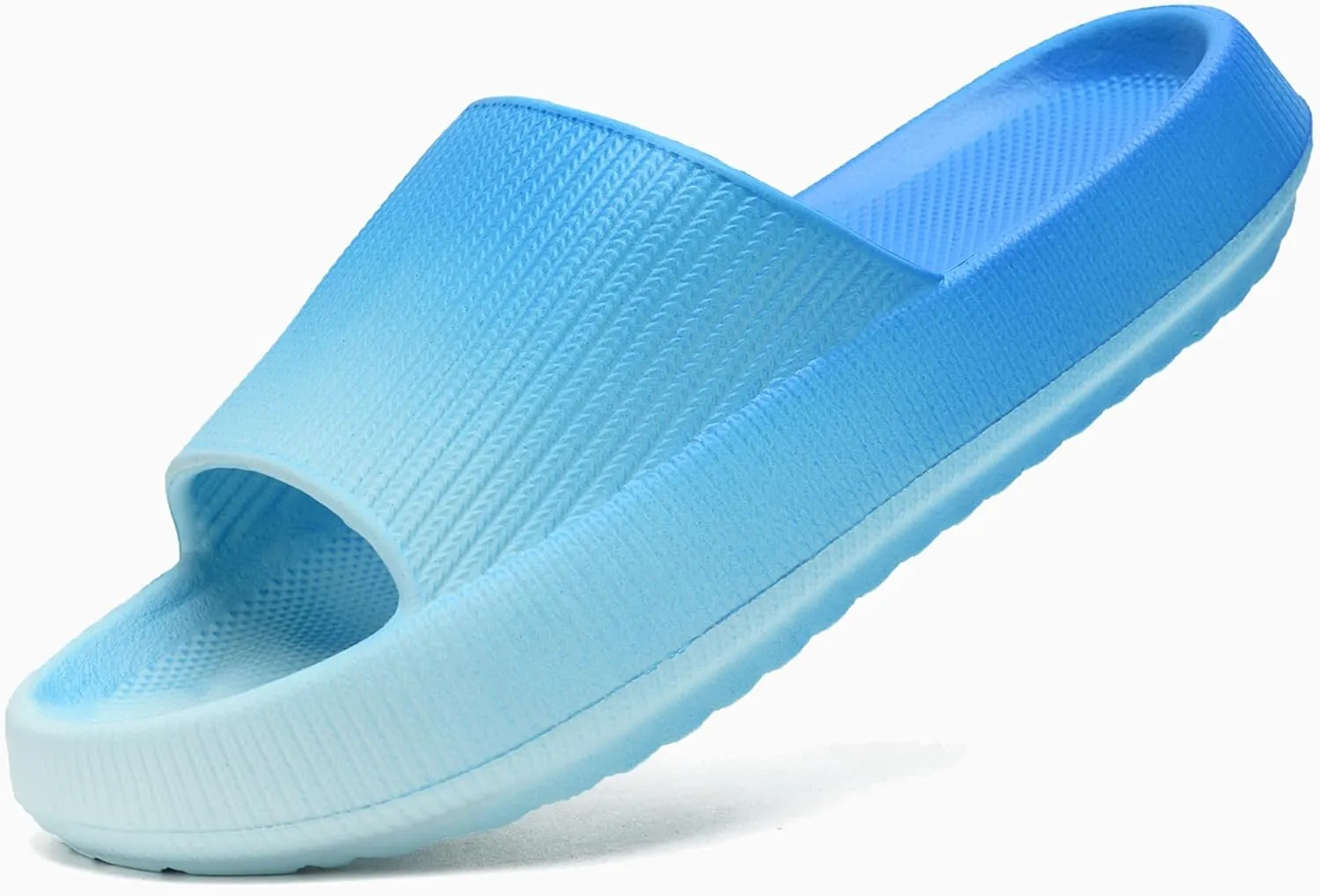 rosyclo Cloud Slippers for Women and Men, Pillow House Slippers Shower Shoes Indoor Slides Bathroom Sandals, Ultimate Comfort, Lightweight, Thick Sole, Non-Slip, Easy to Clean