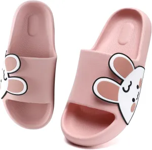 Sandals for Girls and Boys,Mens Slippers Sandals for Women,EVA Anti-Slip Indoor & Outdoor Kids Slippers Smile Face Open Toe Spa Bath Pool Gym House Casual Shower Shoes