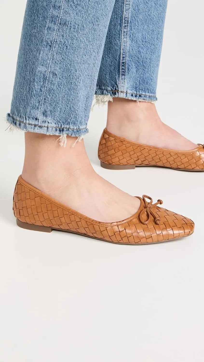 SCHUTZ Women's Arissa Woven Ballet Flats