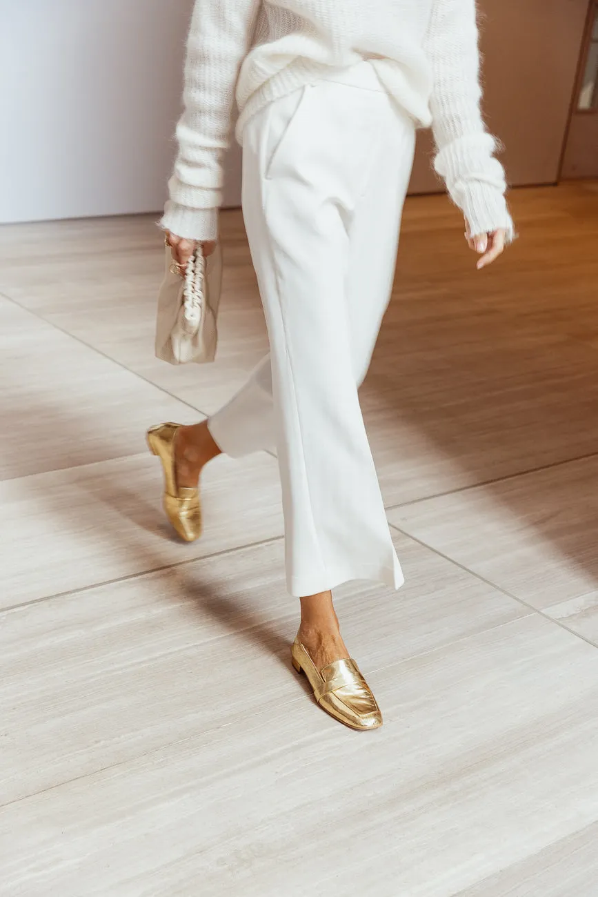Seconds Monday Loafer - Metallic Gold