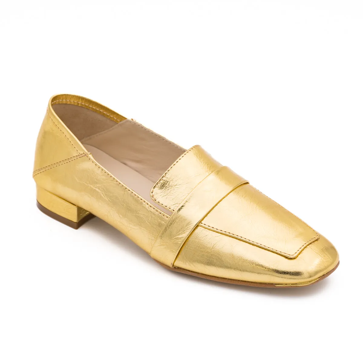 Seconds Monday Loafer - Metallic Gold