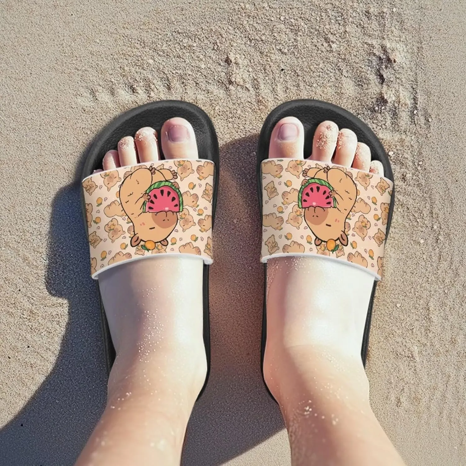 Slides for Boys Girls Quick Drying Kids Slides Sandals Non-Slip