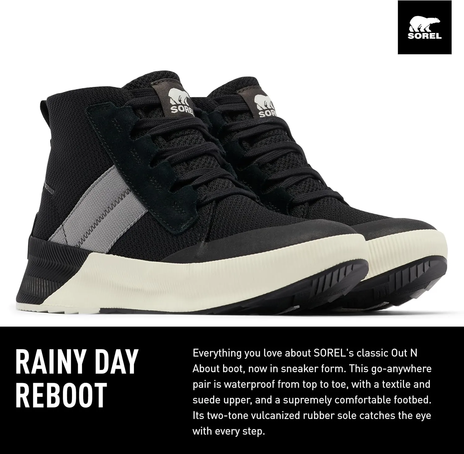 Sorel Women's Out N About III Mid Sneaker Waterproof Shoes