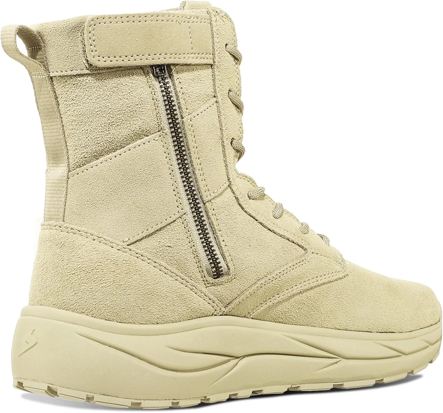 Soulsfeng Men's Women's Tactical Boots Lightweight Side Zipper Outdoors Combat Hiking Desert Military Boots