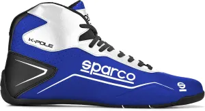 Sparco K-Pole Karting Shoe 001269 (Size: 37, Navy/White)