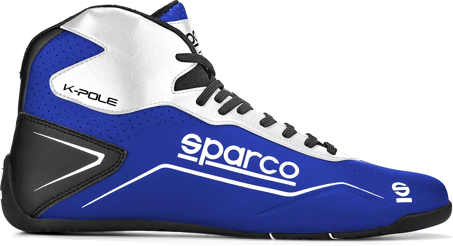 Sparco K-Pole Karting Shoe 001269 (Size: 37, Navy/White)