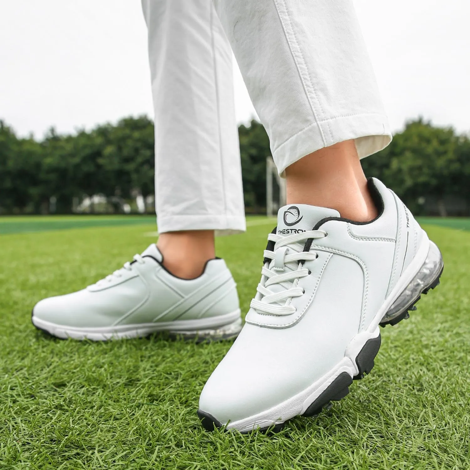 Spikes Golf Shoes Men Training Golf Sneakers Comfortable Walking Footwears for Golfers