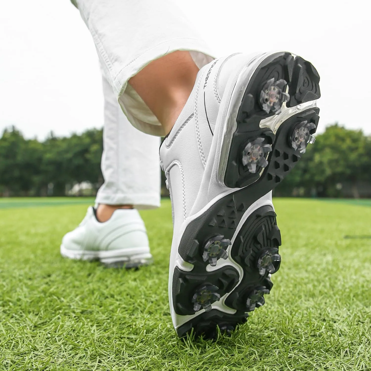 Spikes Golf Shoes Men Training Golf Sneakers Comfortable Walking Footwears for Golfers