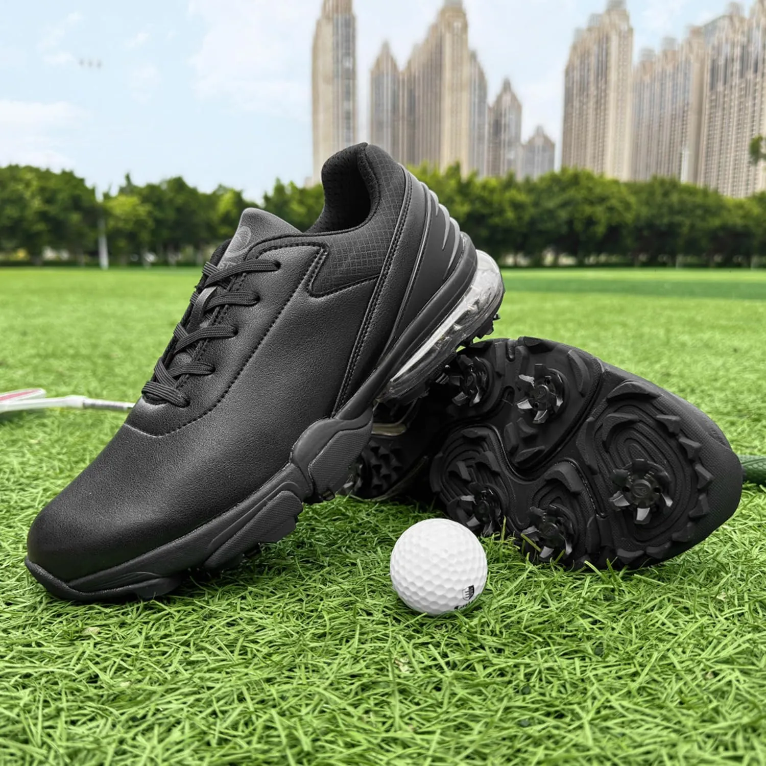 Spikes Golf Shoes Men Training Golf Sneakers Comfortable Walking Footwears for Golfers
