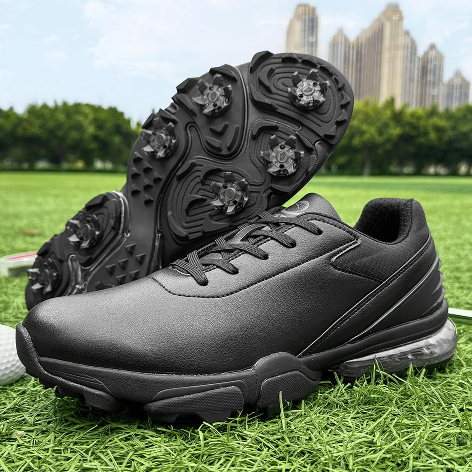Spikes Golf Shoes Men Training Golf Sneakers Comfortable Walking Footwears for Golfers