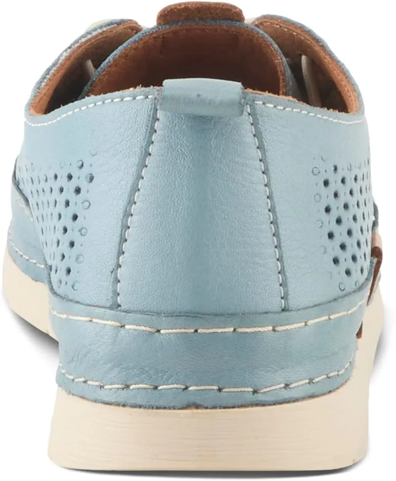 Spring Step Women's Breen Slip-On Sneakers - Premium Leather, Perforated Design, Arch Support