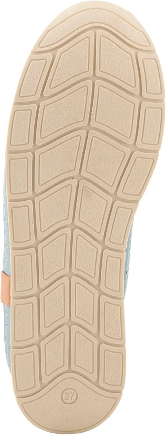 Spring Step Women's Breen Slip-On Sneakers - Premium Leather, Perforated Design, Arch Support