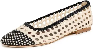 STAUD Women's Nell Crochet Ballerina Flats