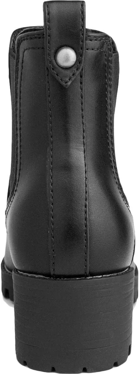 Sugar Women's Kacee Mid Calf Chunky Heel Lace Up Fashion Boots