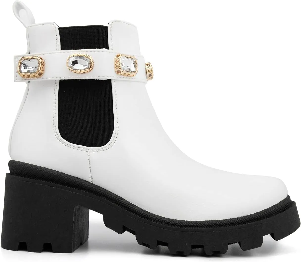Sugar Women's Kacee Mid Calf Chunky Heel Lace Up Fashion Boots