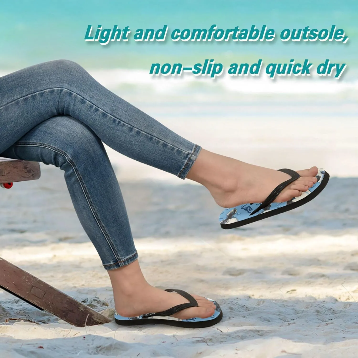 Summer Flip Flops for Men Women Sandals Bathroom Shower Shoes