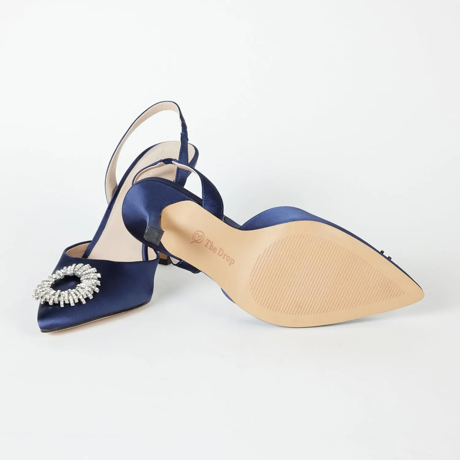 The Drop Women's Klara Clean Pointed Toe Sandals