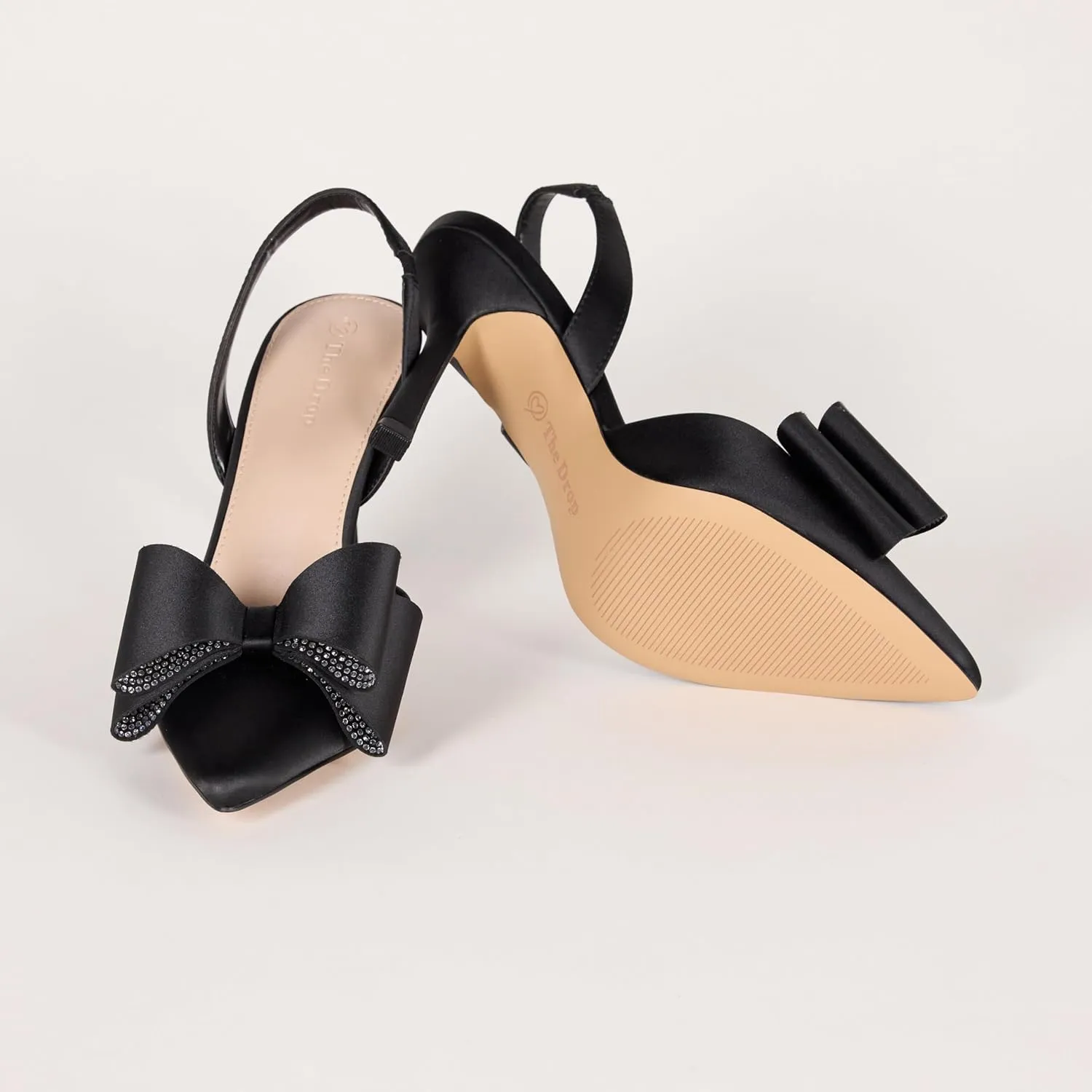 The Drop Women's Klara Clean Pointed Toe Sandals