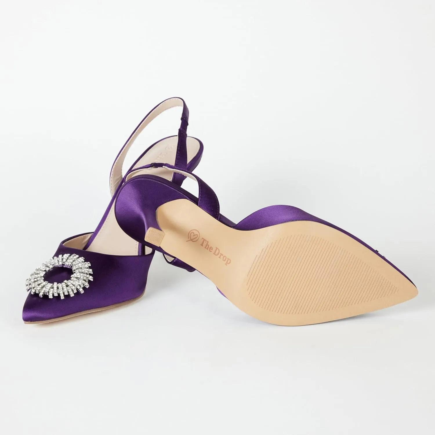 The Drop Women's Klara Clean Pointed Toe Sandals