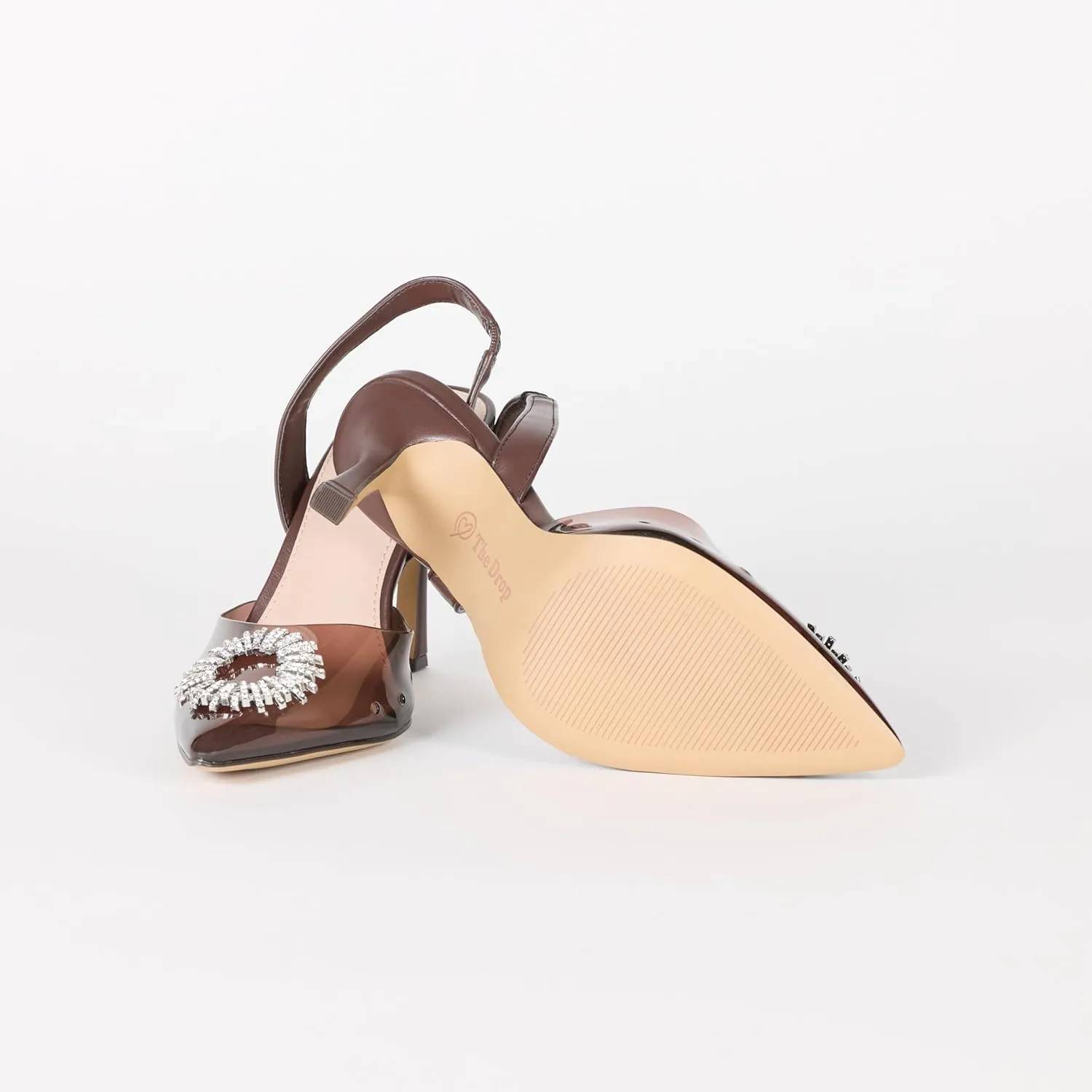 The Drop Women's Klara Clean Pointed Toe Sandals