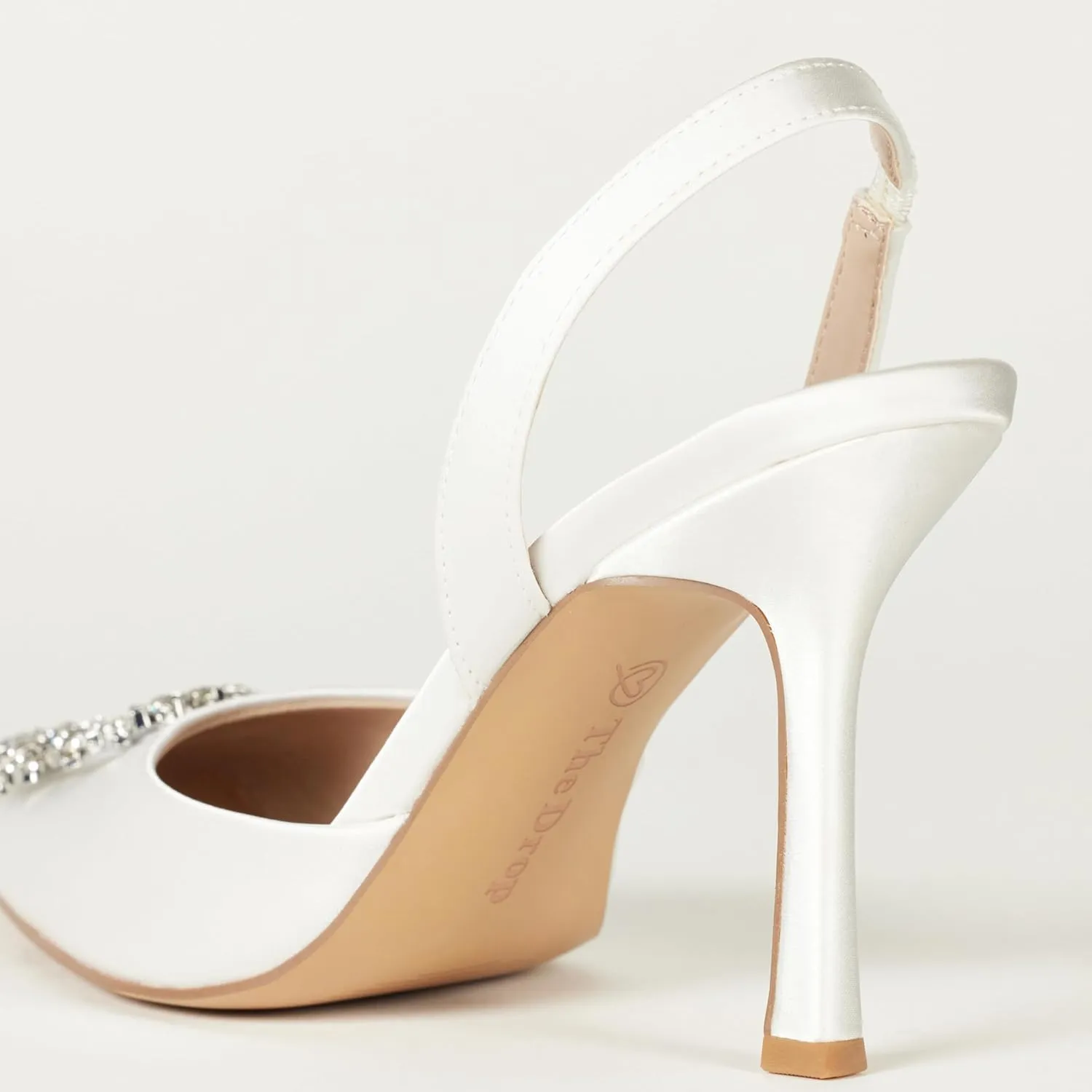 The Drop Women's Klara Clean Pointed Toe Sandals