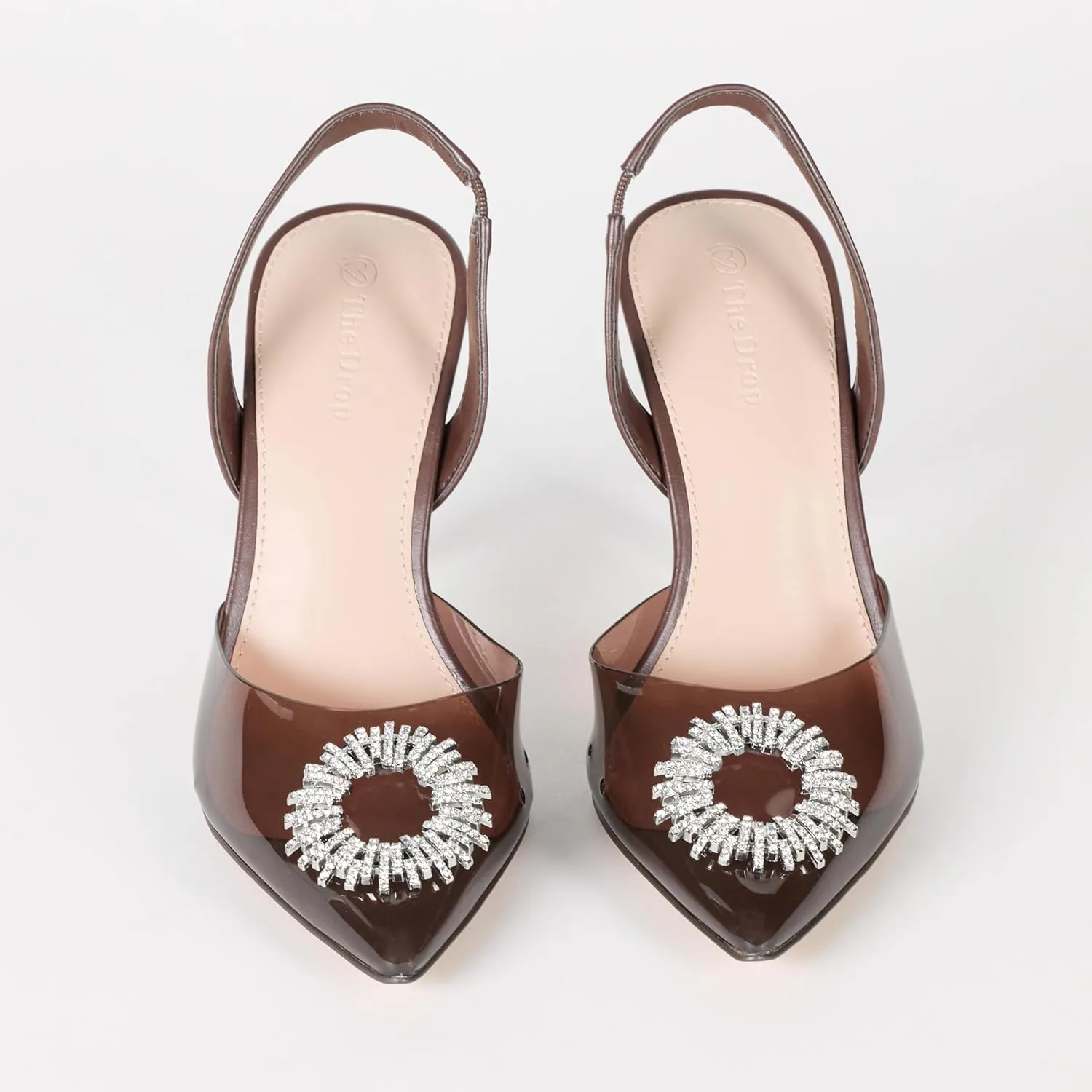 The Drop Women's Klara Clean Pointed Toe Sandals