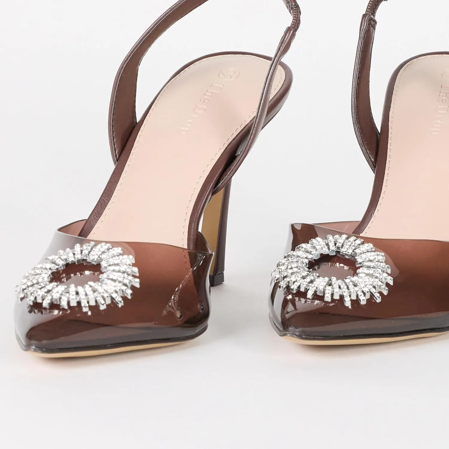 The Drop Women's Klara Clean Pointed Toe Sandals