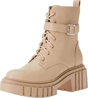 The Drop Women's Koi Lace Up Platform Combat Boots