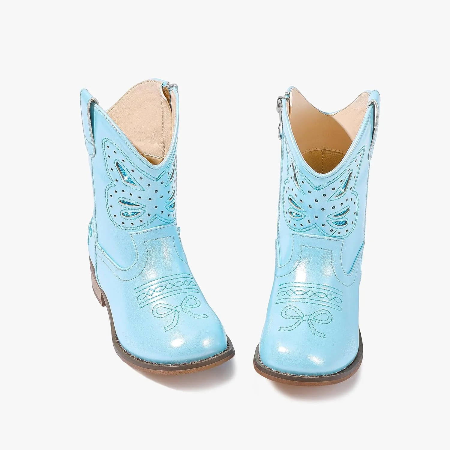 Toddler Girls Cowgirl Boots Cowboy Boots for Boys Little Kids Boot Animal Zipper Ankle Western Riding Shoes Birthday Party Wedding