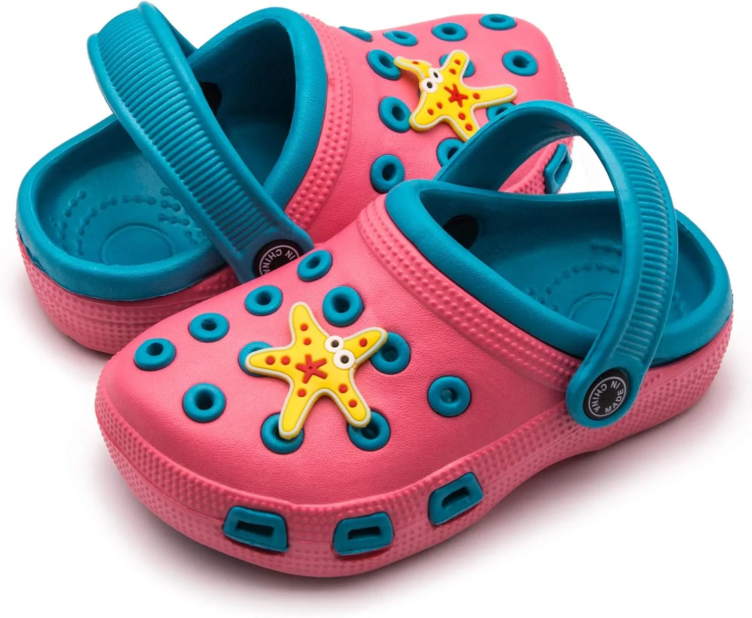 Toddler Little Kids Clogs Slip On Girls Boys Garden Clogs Summer Non-Slip Lightweight Slide Sandals Shoes Pool Shower Beach Slippers