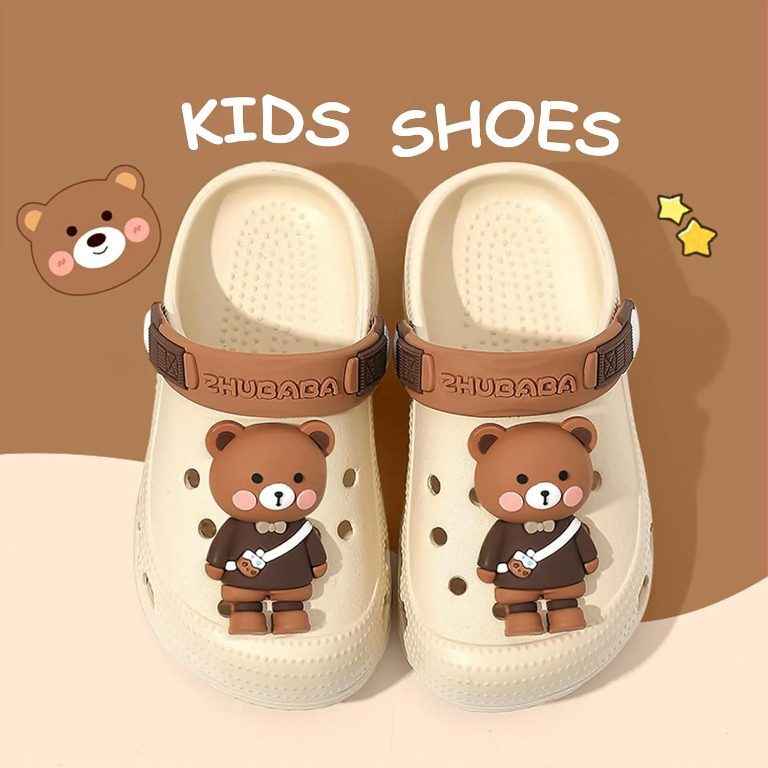 Toddler Little Kids Clogs Slippers Sandals, Non-Slip Girls Boys Clogs Slide Lightweight Garden Shoes Slip-on Beach Pool Shower Slippers