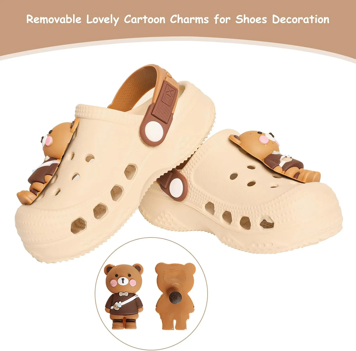 Toddler Little Kids Clogs Slippers Sandals, Non-Slip Girls Boys Clogs Slide Lightweight Garden Shoes Slip-on Beach Pool Shower Slippers
