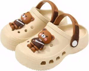 Toddler Little Kids Clogs Slippers Sandals, Non-Slip Girls Boys Clogs Slide Lightweight Garden Shoes Slip-on Beach Pool Shower Slippers
