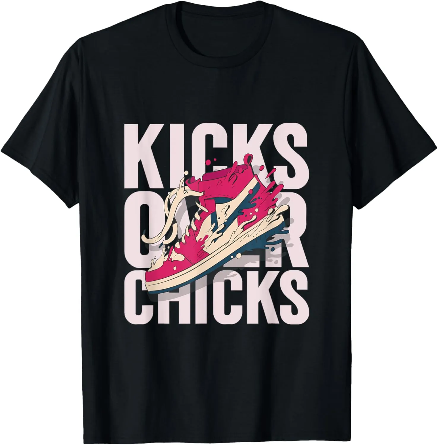 Unisex Kicks Over Chick T-Shirt