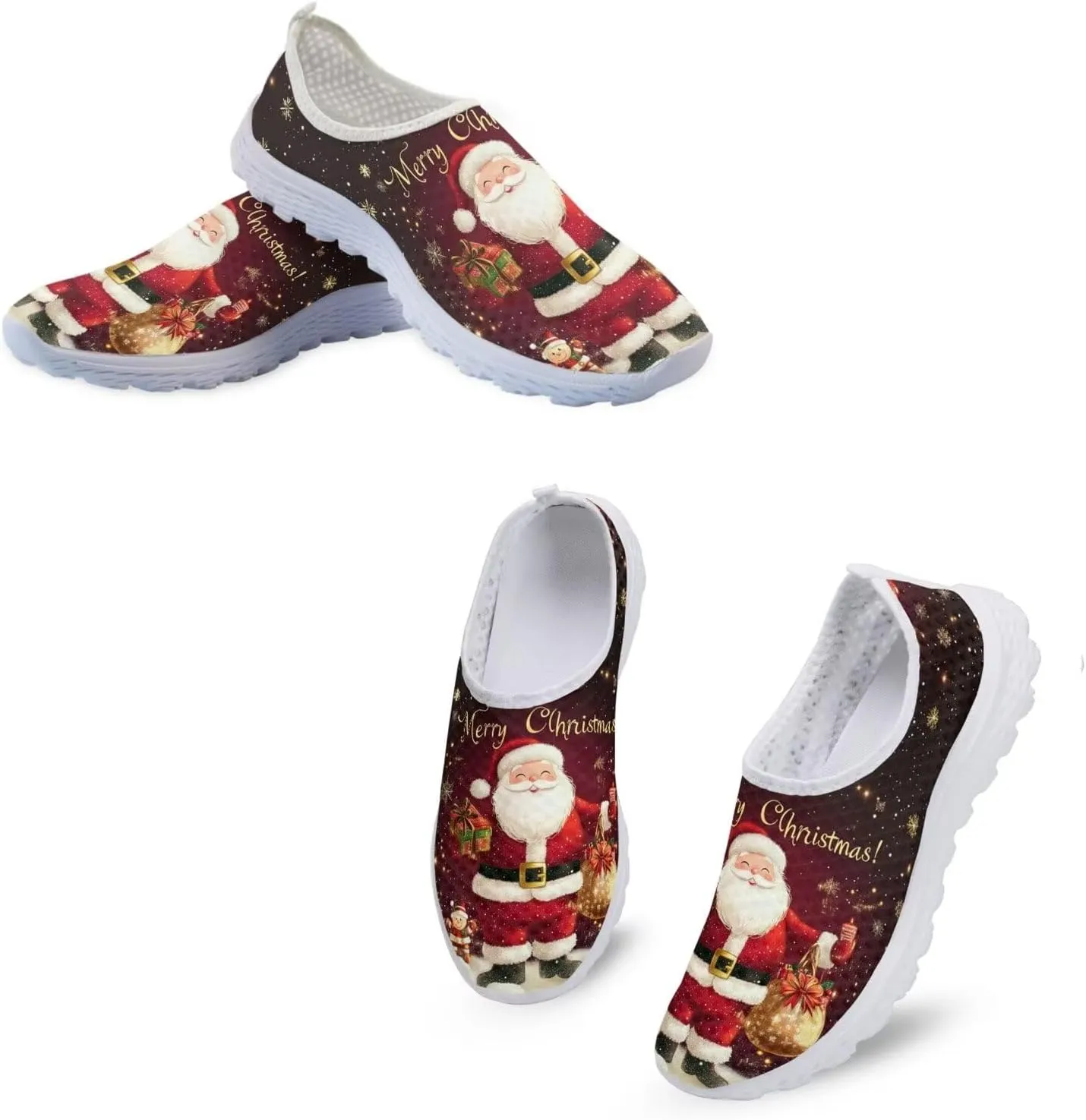 Upetstory Women Trainers Gym Running Shoes Lightweight Slip-On Walking Sneakers US6-10