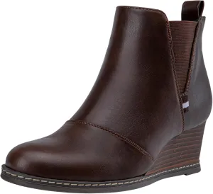 Vepose Women's Chelsea Ankle Boots Wedge Heel Booties Casual Shoes for Women
