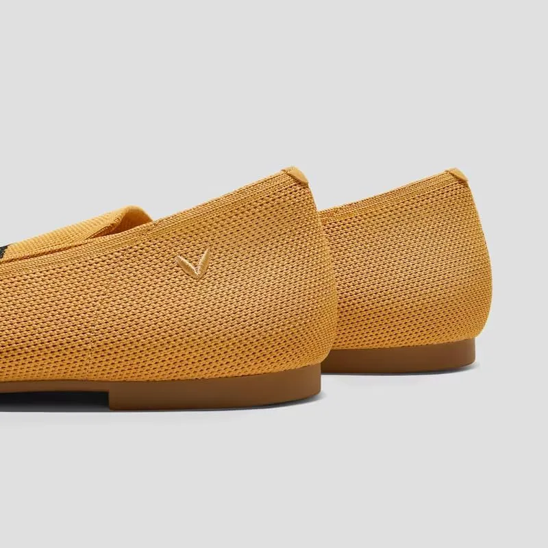 VIVAIA Audrey Women's Round-Toe Flats Comfortable Slip On Woven Knit Loafer