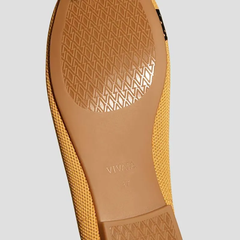 VIVAIA Audrey Women's Round-Toe Flats Comfortable Slip On Woven Knit Loafer