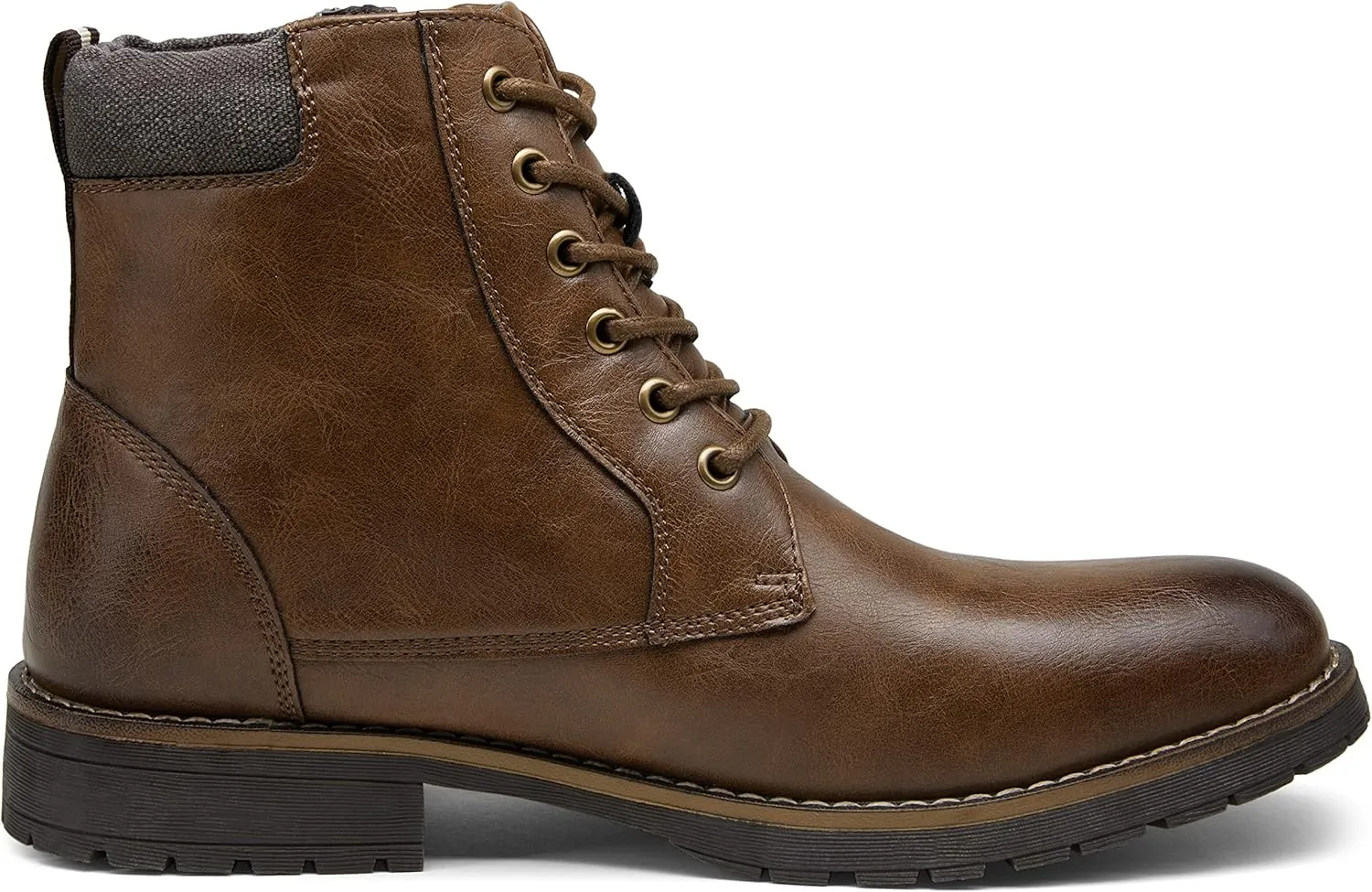 Vostey Men's Boots Boots for Men Casual Boots Motorcycle Combat Ankle Dress Boots Mens