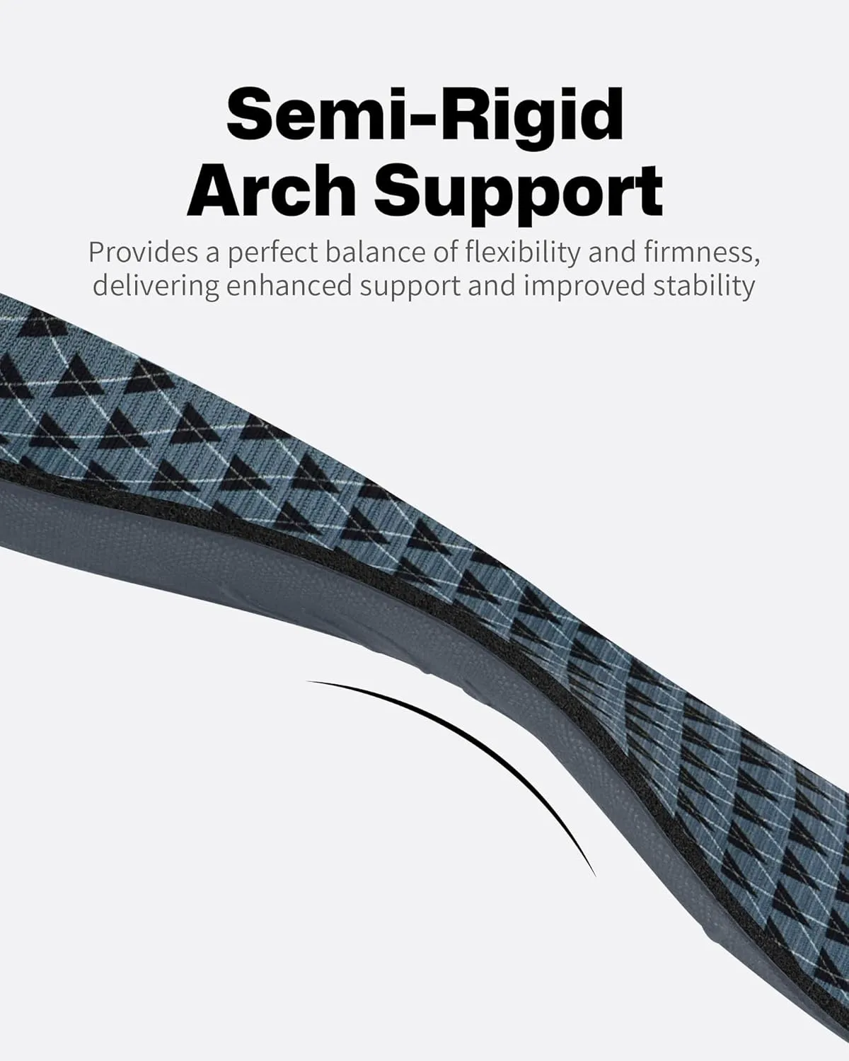 Walkhero Plantar Fasciitis Insoles - High Arch Support Inserts, Everyday Comfort and Support for Work Boots and Casual Shoes (Mens 12-12 1/2 | Womens 14-14 1/2 Gray)