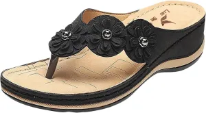 Wedge Sandals for Women Comfortable Platform Slides Orthopedic Sandal Summer Casual Womens Flip Flops Walking Shoes