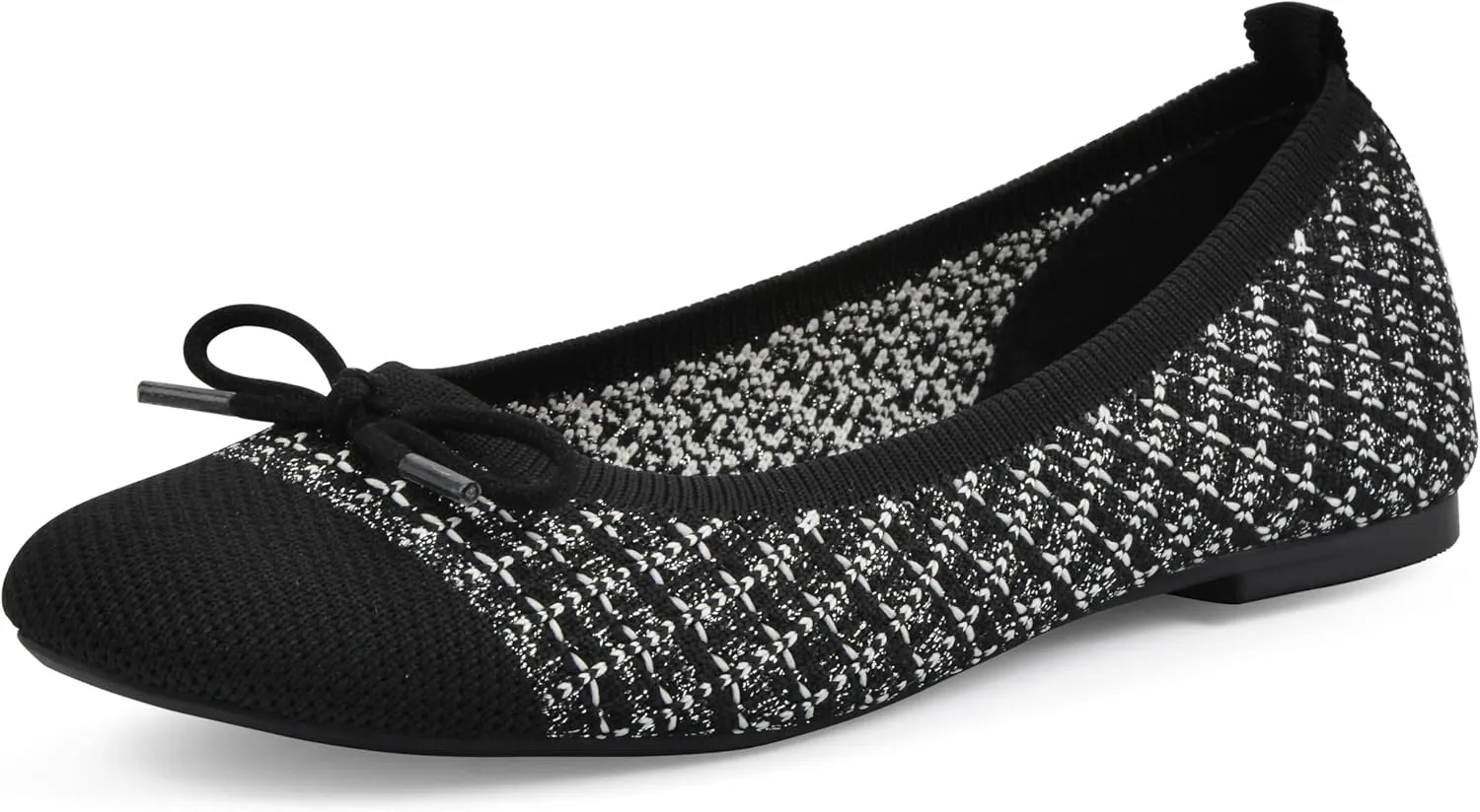 WHITE MOUNTAIN Women's Sashay Woven Knit Ballet Flat