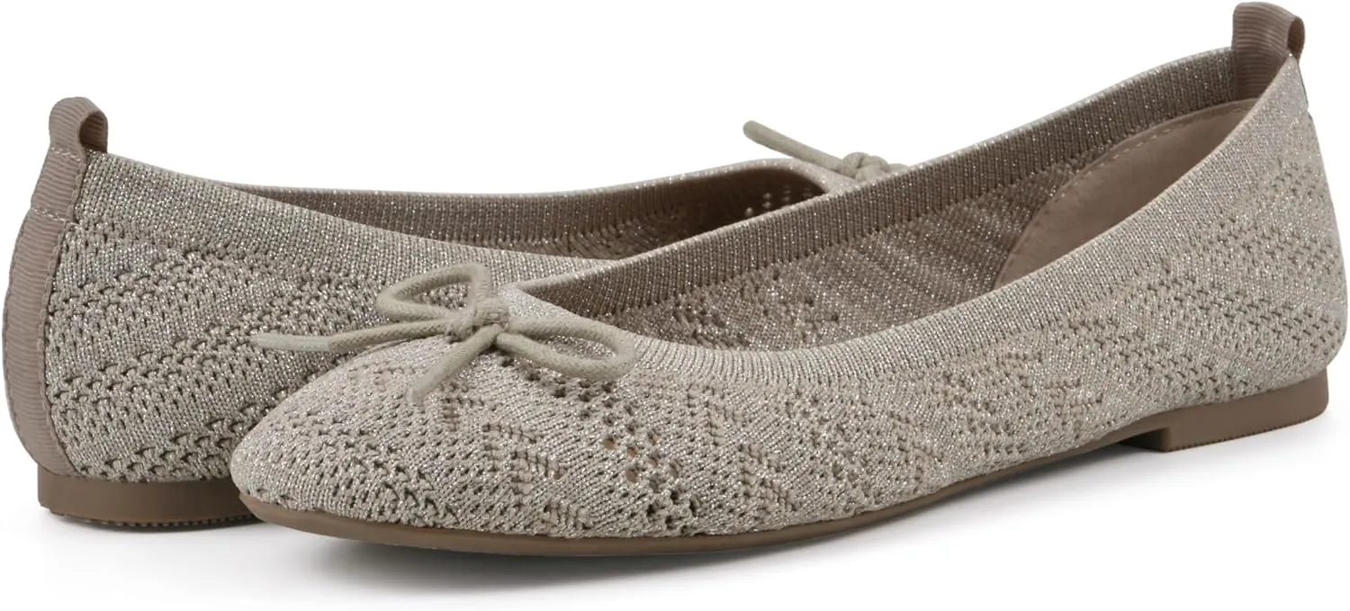 WHITE MOUNTAIN Women's Sashay Woven Knit Ballet Flat