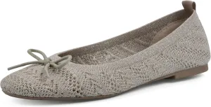 WHITE MOUNTAIN Women's Sashay Woven Knit Ballet Flat