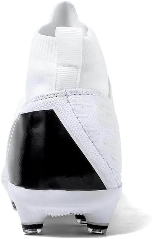 WILTENA Unisex Fashion Womens High Top Lightweight Soccer Cleats Mens Classic Football Boots Shoes